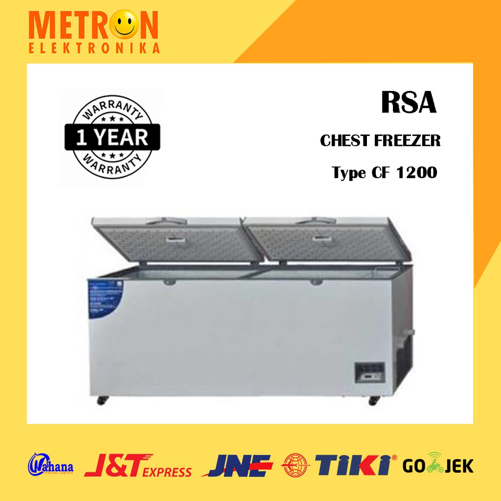 RSA CF 1200 - CHEST FREEZER 1050 LT / FREEZER BOX / CF1200