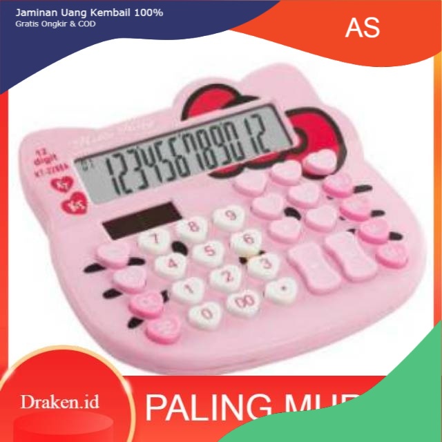 

Murah [COD} Kalkulator Kepala Hello Kitty 12 digit