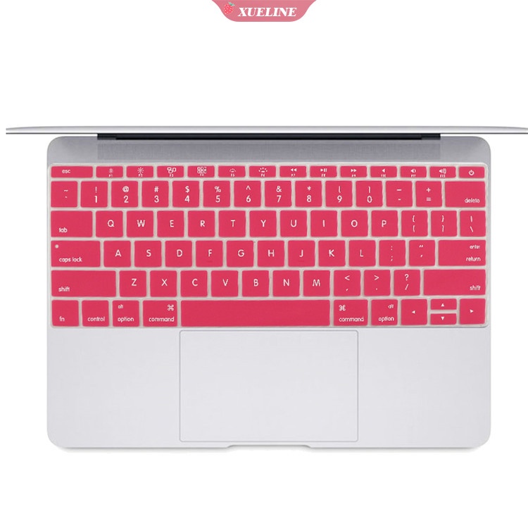 Case Pelindung Bahan Silikon Tahan Air Dan Debu Untuk MacBook 12 Inch Notebook Keyboard