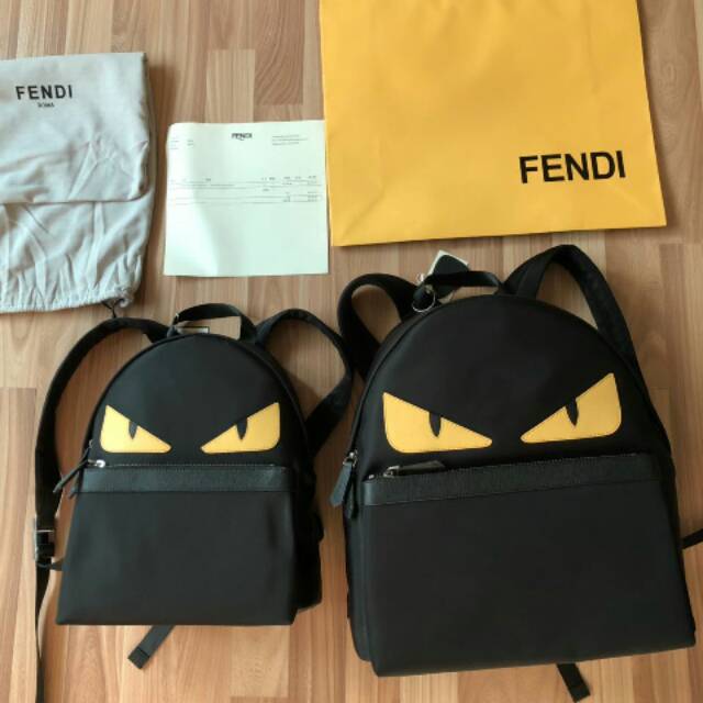 Fendi Monster nylon backpack high quality