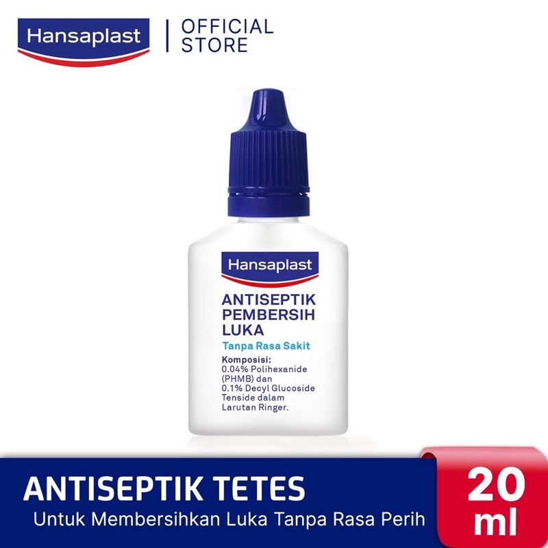 Hansaplast Antiseptik Spray 20ml 50ml - Hansaplast Spray Penyembuh Luka Tanpa Rasa Sakit Antiseptik Pencuci Luka Pertolongan Pertama Aman untuk Anak