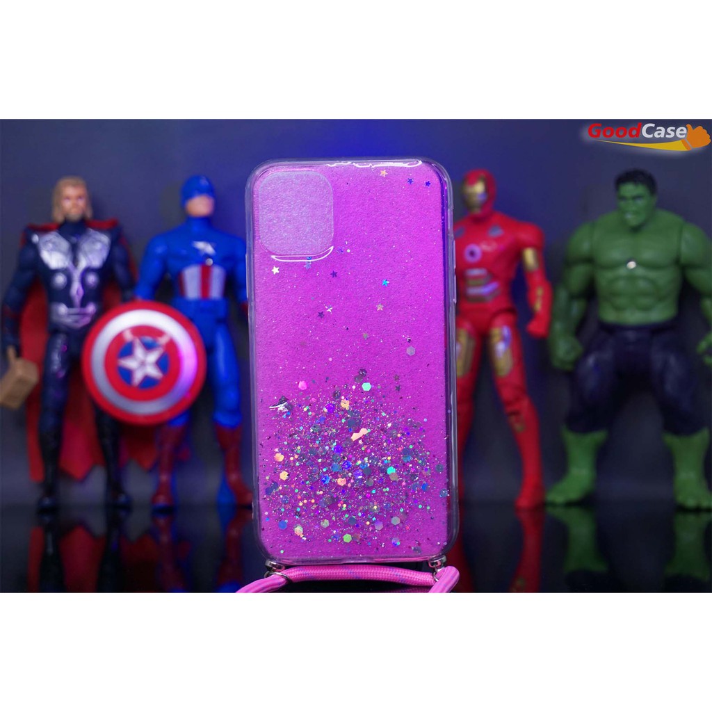 GoodCase - Case Xiaomi Redmi Note 8 | Note 8 Pro | Note 9 | Note 9 Pro/ Max Clear Glitter Plus Tali