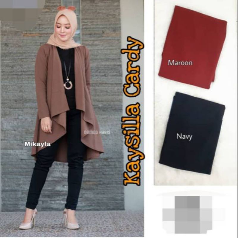 Kaysilla cardy outer wanita fashion remaja