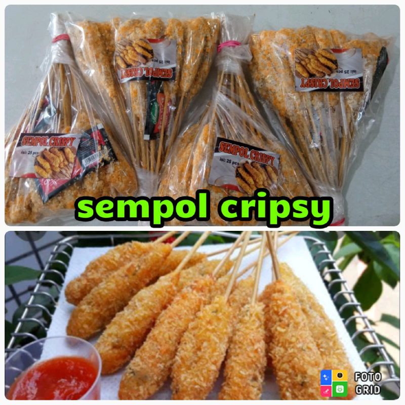 

Snack sempol ayam crispy isi 25 tusuk sudah termasuk bumbu cocol