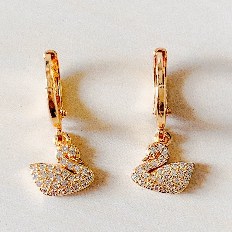 Anting Wanita Angsa Zirconia Gold Xuping
