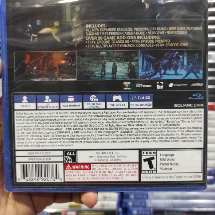 Final Fantasy XV Royal Edition PS4 Final Fantasy 15 Royal Edition PS4