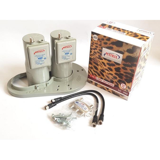Ready&Siapkirim Lnb C Band Lc 999 Matrix 2In1 Diseq Out