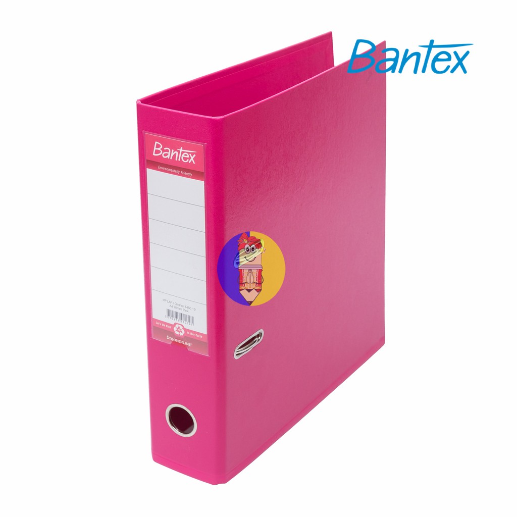 

Bantex Lever Arch File Ordner Plastic A4 7cm Pink#1450 19