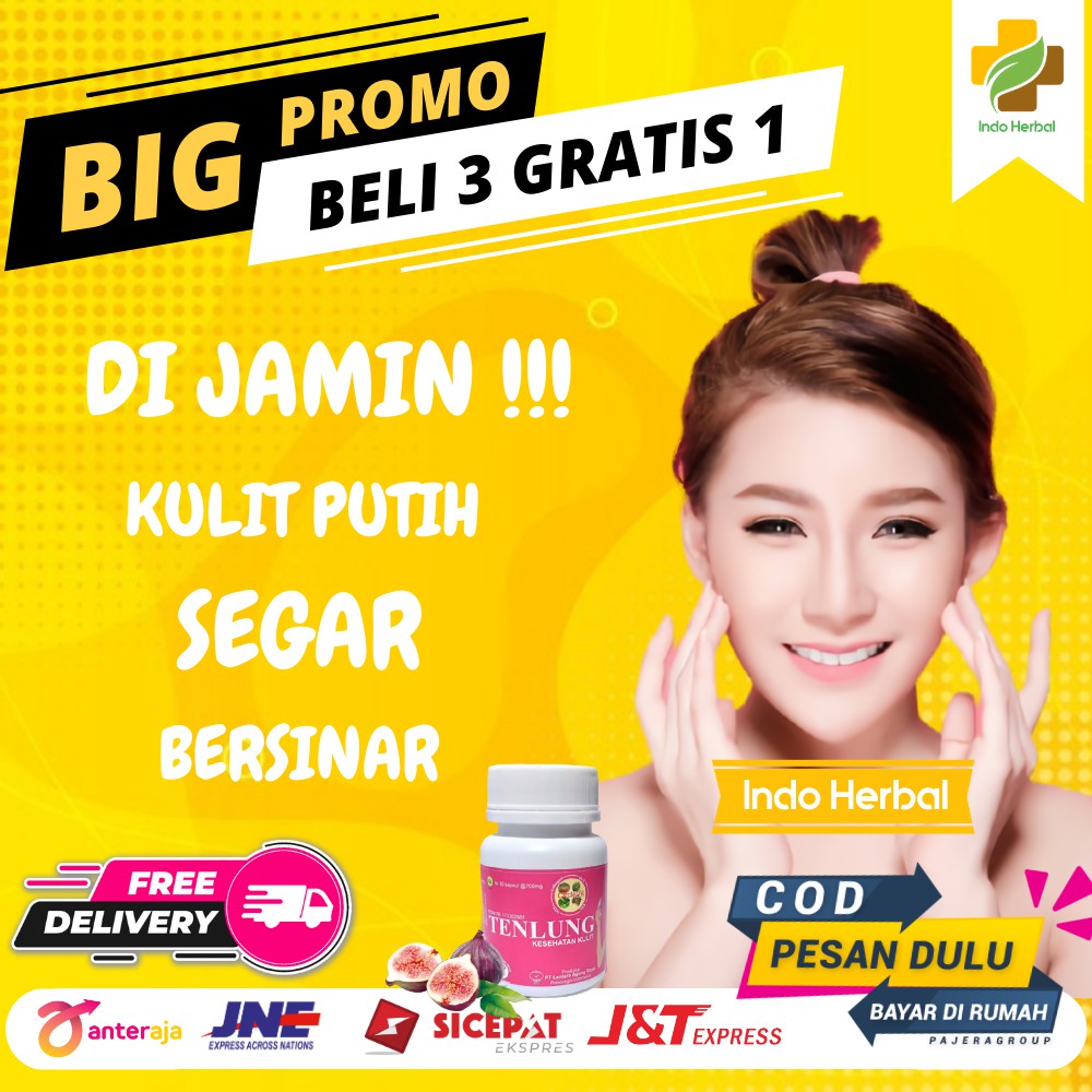 Suplemen Pil Kapsul Pemutih Badan Permanen BPOM Obat Pemutih Badan