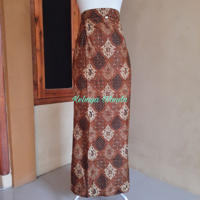 Rok Batik Akad / Rok Jarik / Rok Sewek / Rok Kebaya Dewasa-Coklat