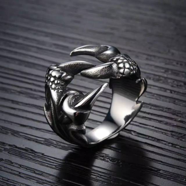 CINCIN PRIA CAKAR NAGA SIMPEL | CINCIN PRIA NAGA VINTAGE TQR-H.3C
