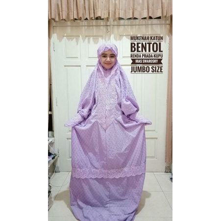 Mukena katun bentol terusan