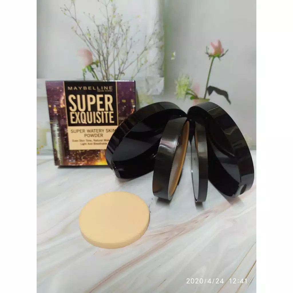 (CYBER) COD TERBARU Maybelline Super Exquisite BB Skin Powder Bedak Padat/Foundation 2in1