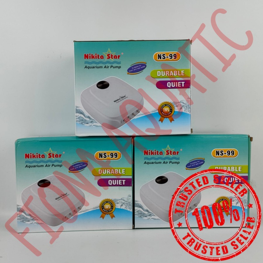 AIR PUMP NIKITA STAR NS-99 / MESIN AERATOR 4 LUBANG / AERATOR