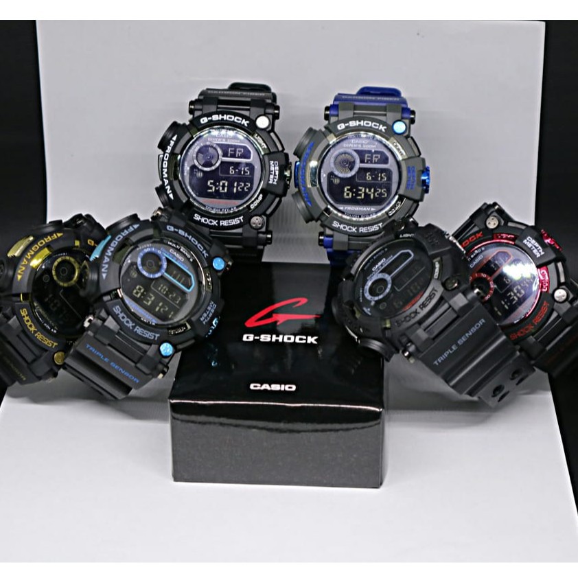 TERLARIS JAM TANGAN CASIO G SHOCK FROGMAN MERAH