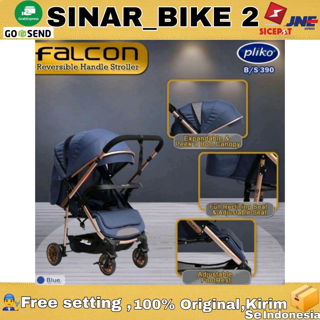 Baby Stroller PLIKO FALCON B/S 390 Kereta Dorong Bayi