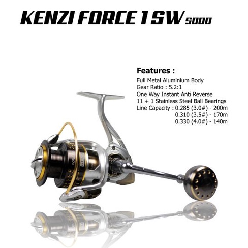 REEL KENZI FORCE 1 SW 5000