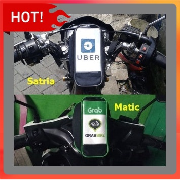 HOLDER COVER HP TAS SEPEDE MOTOR MATIC MIO BEAT ANTI AIR WATERPROOF ABU-ABU