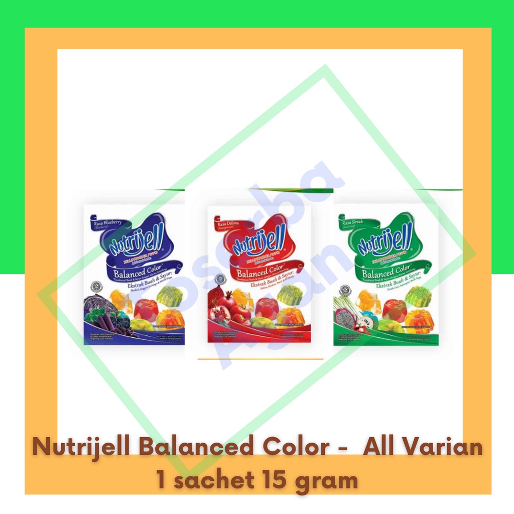 Nutrijell Agar Balanced Color All Varian - Balance