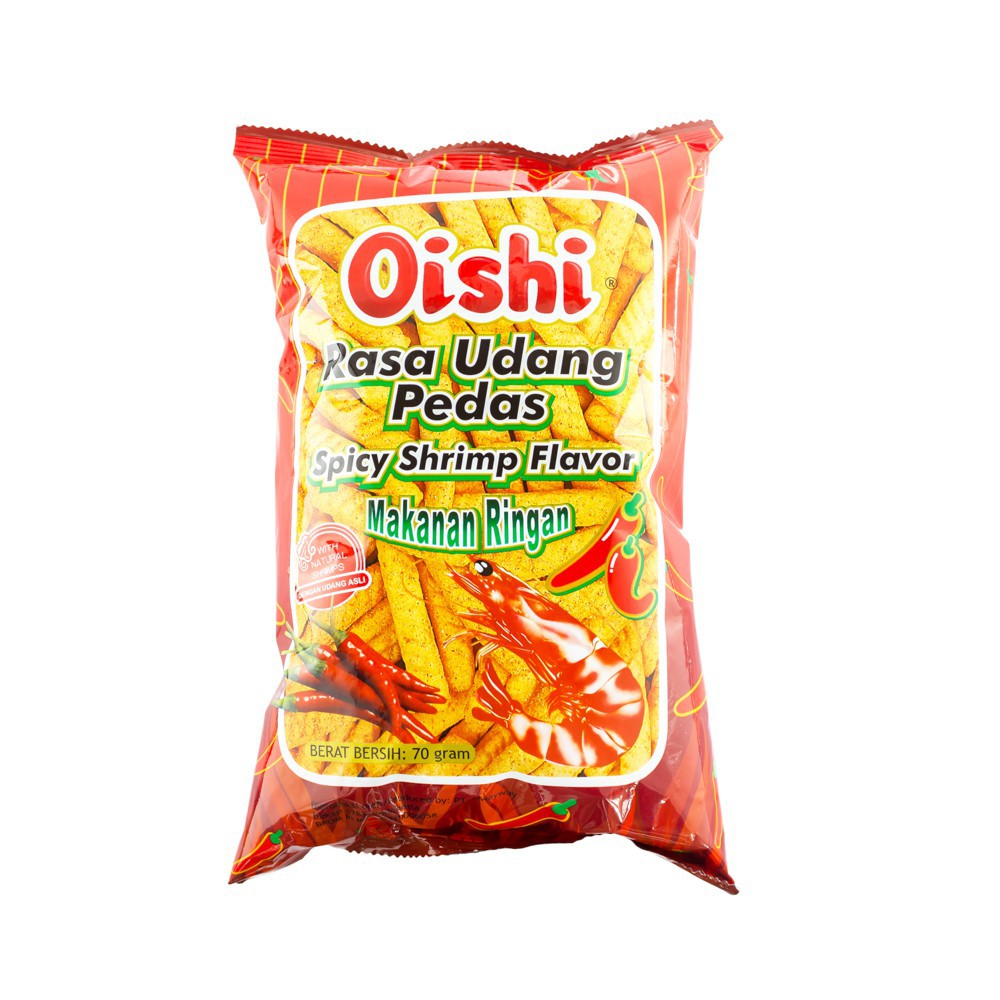 

Oishi Kraker Udang Rasa Pedas 70gr Pack - Farmers Market