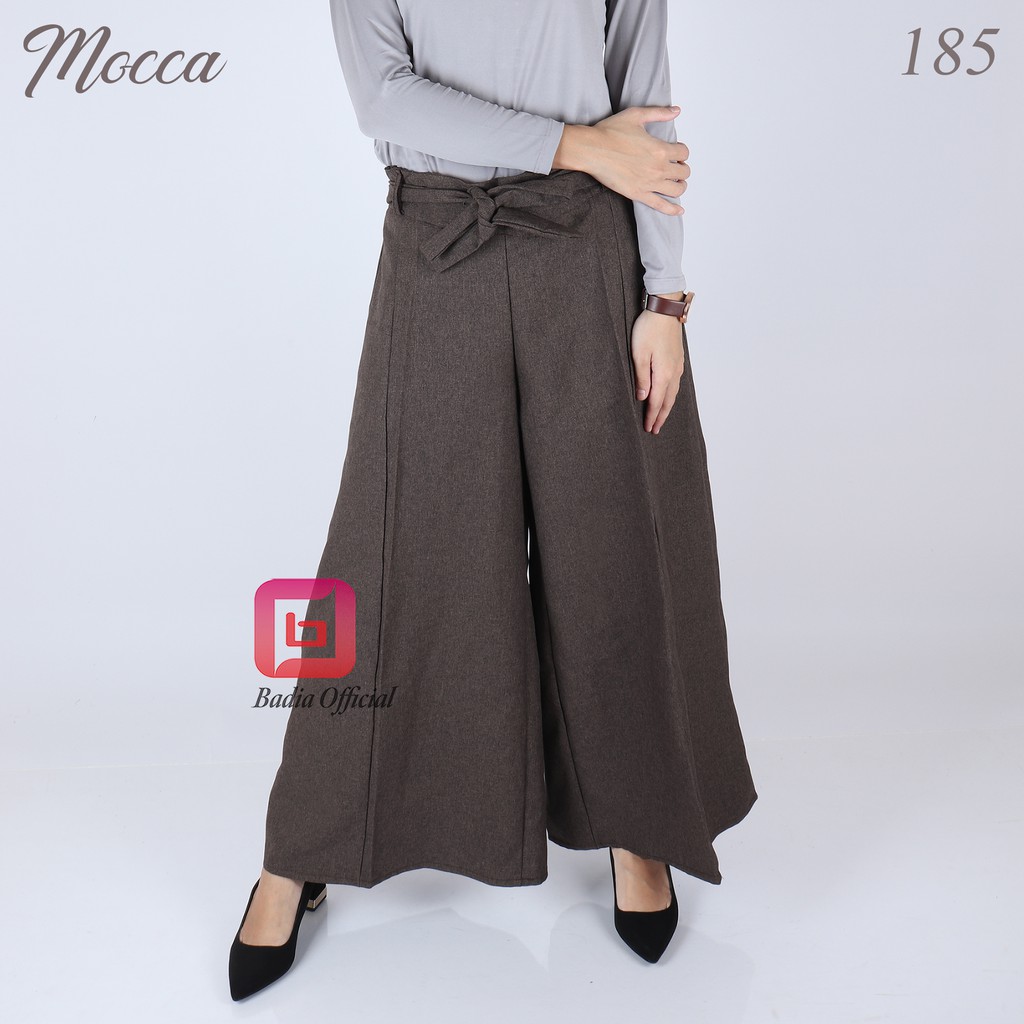celana kulot palazzo formal gabardin import