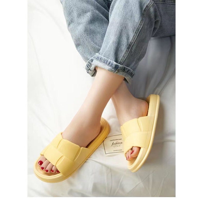 ❀ Chingu ❀ SA015 Sandal Empuk Eva Rumah Polos Simple Warna Ringan Empuk Import Murah