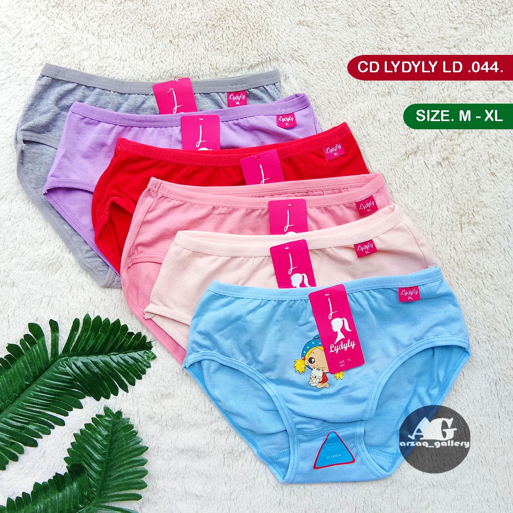 [ 6pc ] CD Lydyly LD 044 | Celana Dalam Anak Perempuan Motif Tengah | Cd Lydyly | Celana Dalam | ARZAQgallery  | Cd Bayi Dan anak | Celana Dalam Katun