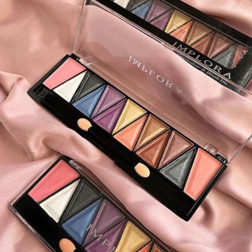 Implora Eyeshadow Palette Rumah Cantik 354 Eyeshadow Mata dengan Warna yang Indah dan Cantik Saat Diaplikasikan