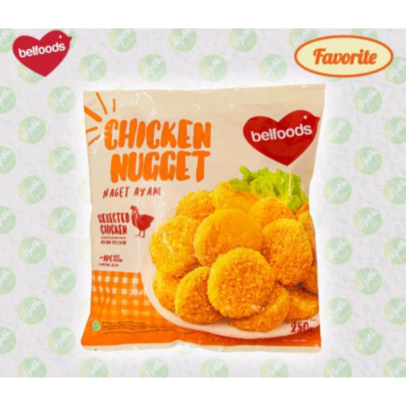 

bellfoods nugget ayam 250gram isi 15pc