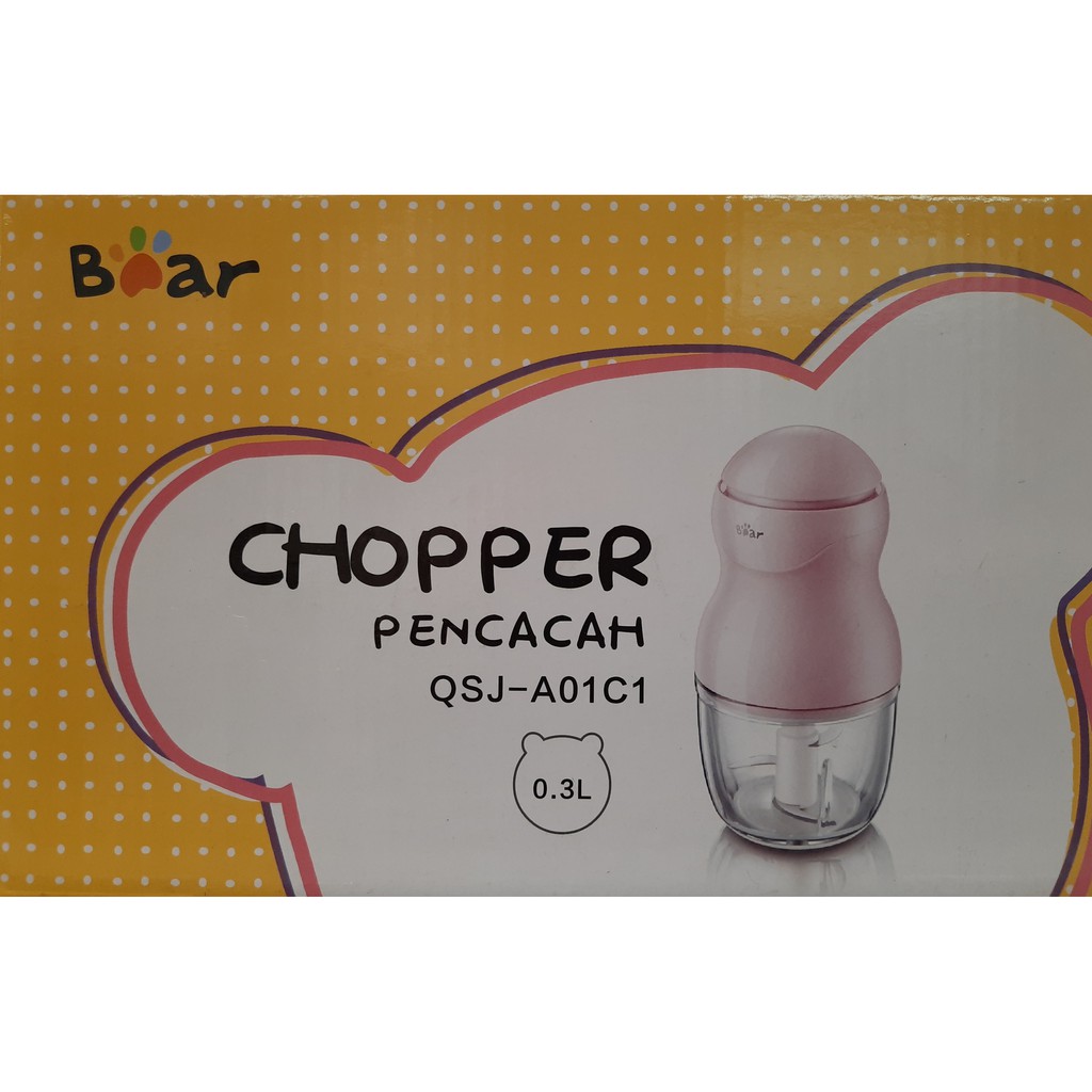 MINI CHOPPER 300 ML / ALAT PENCACAH BUMBU / PENGGILING SAYURAN