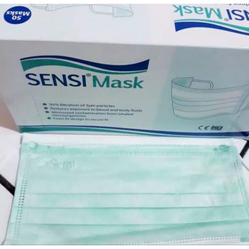 sensi masker 3 lapis termurah