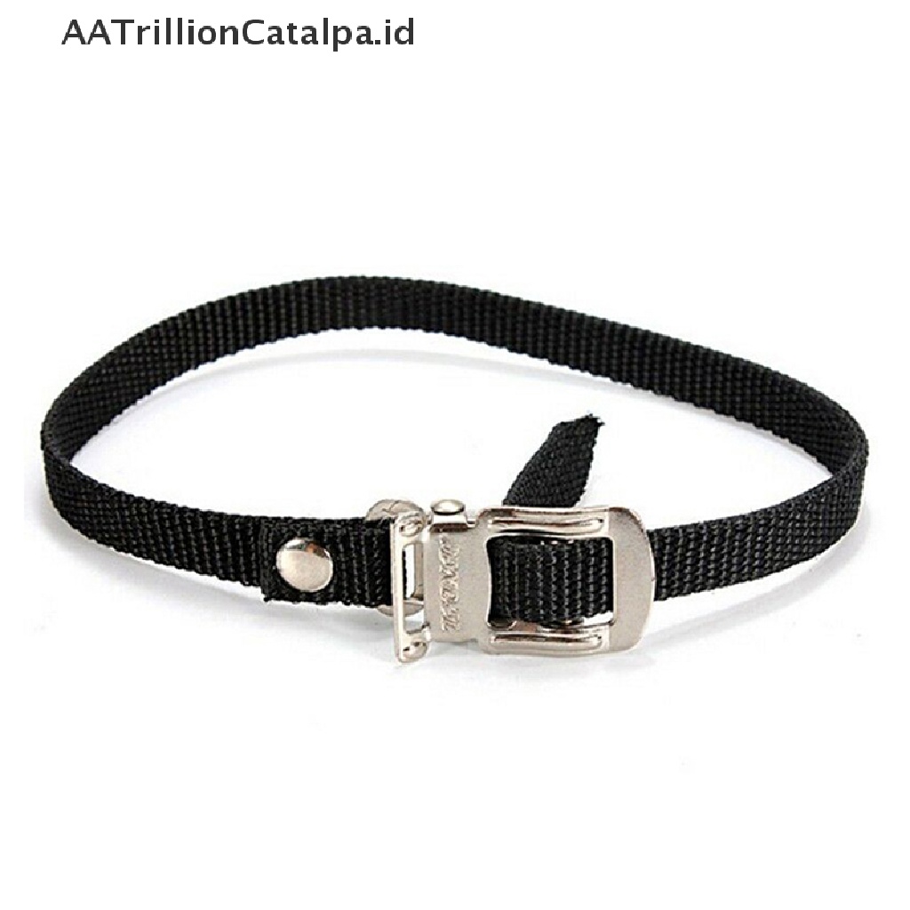 Aatrillioncatalpa 1PC Strap Pedal Sepeda Warna Hitam