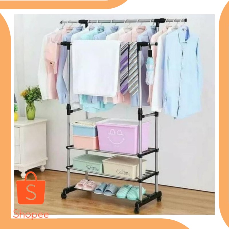 Promo sparepart Hanger Single Pole Clothes Rack 5804 / Gantungan Rak Baju Ha Murah