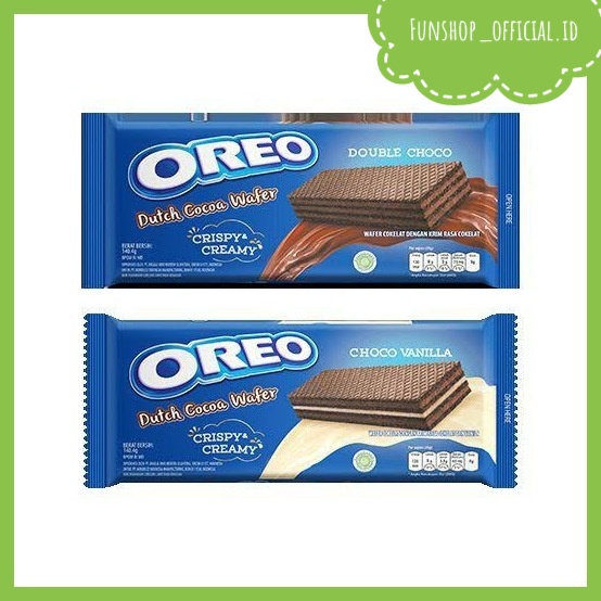 

Oreo Wafer Double Chocolate /Oreo Wafer Choco Vanila 140gr