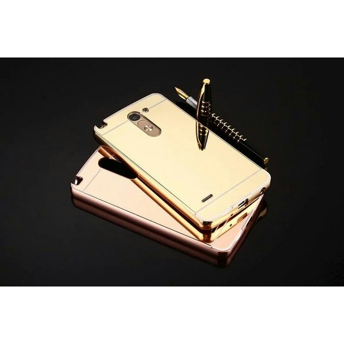 Termurah Luxury Bumper Slide Mirror Alumunium Case LG G3 Stylus / G3Stylus