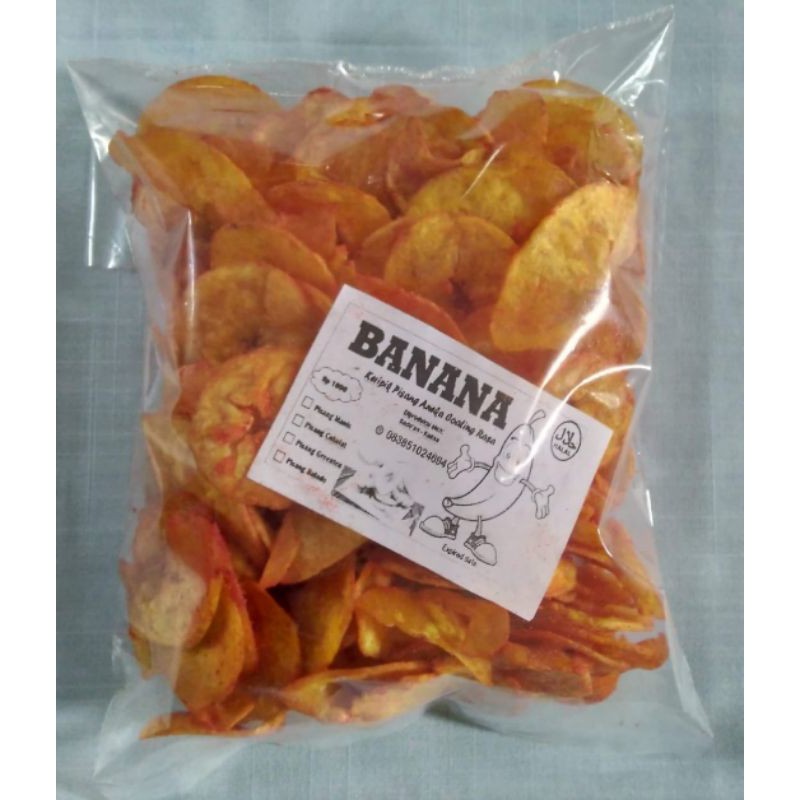 

Keripik Pisang Rasa Balado Extra Pedas | 100gram