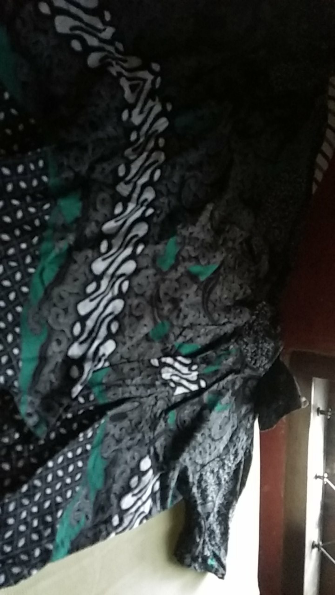 Batik Couple Keluarga Sania Ruffle Ori Ndoro Jowi Dnt Teruntum Dimensi Abu