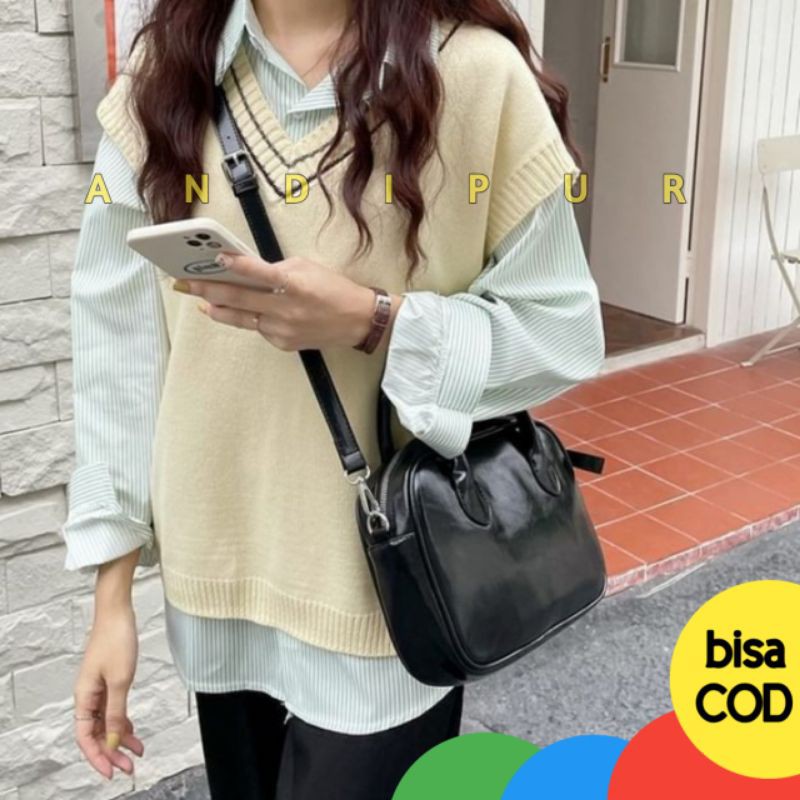 SLINGBAG STACY tas selempang wanita Shopee Indonesia SLINGBAG STACY tas selempang wanita Shopee Indonesia