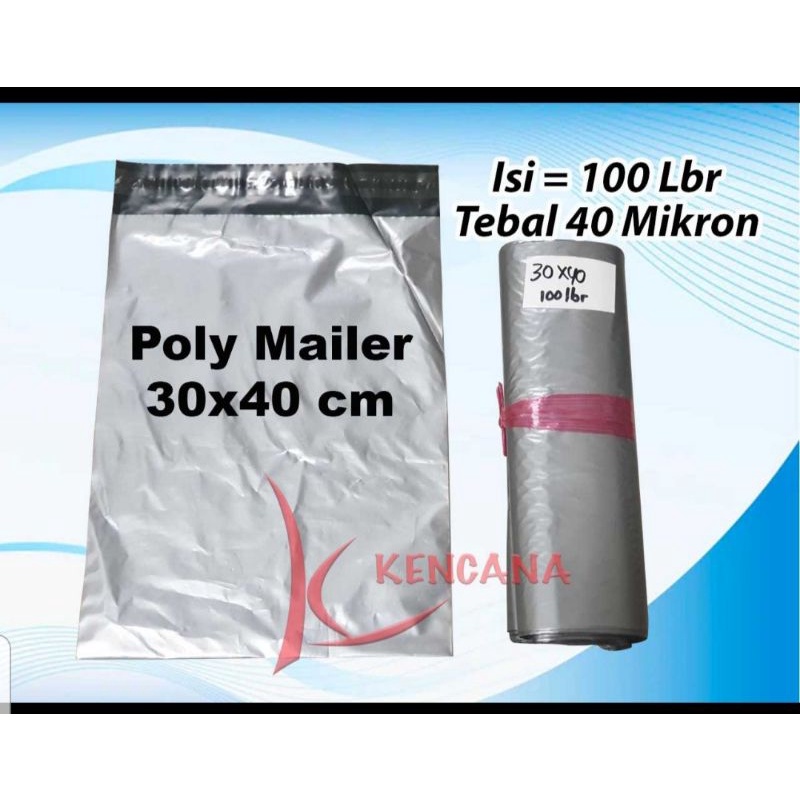 TERMURAH!!!(100 LBR) Plastik packing POLYMAILER uk 30x40 cm