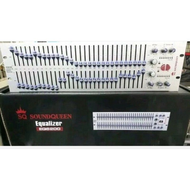 EQUALIZER EQ 6200 SOUNDQUEEN ORIGINAL TERBAIK DAN TERMURAH