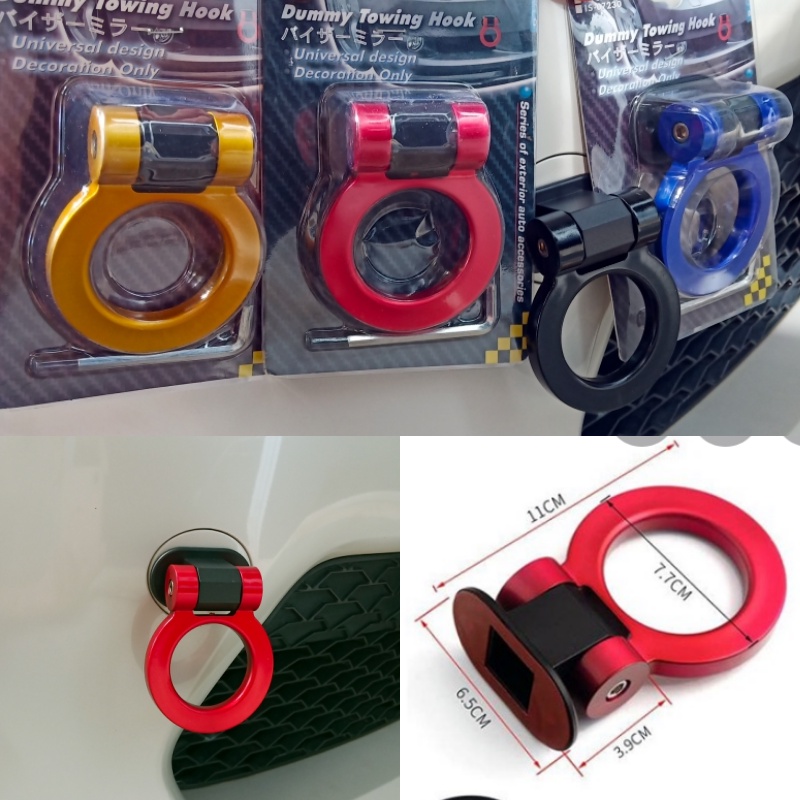 Dummy Towing Hook Hiasan Ring Derek Universal untuk Semua Mobil