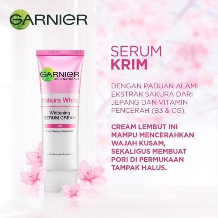 ★ BB ★ Garnier Sakura White Whitening Serum Cream UV 20mL