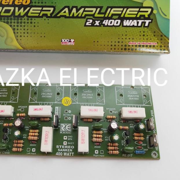 ✯ Kit Driver Power Amplifier Sanken Stereo Safari 2X400 Watt ←