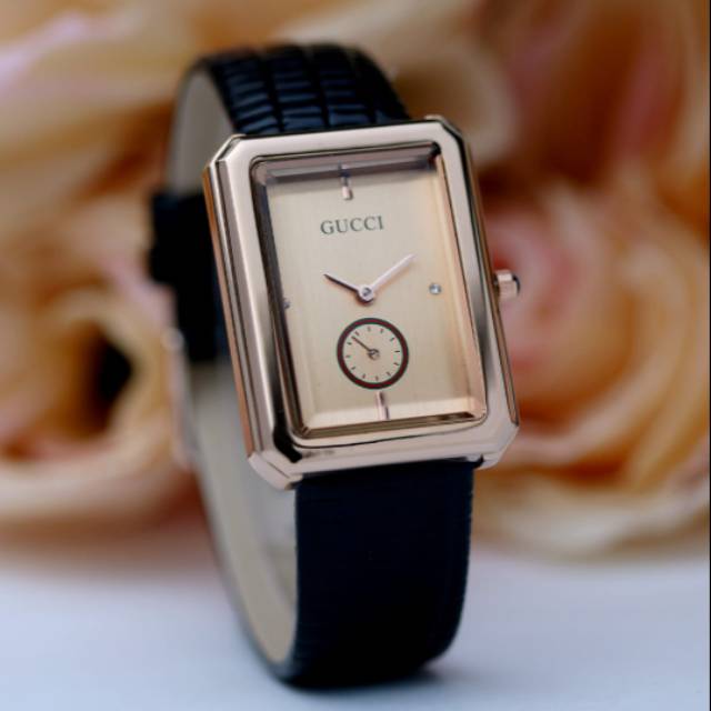 Ready ya jam tangan gucci kulit kotak