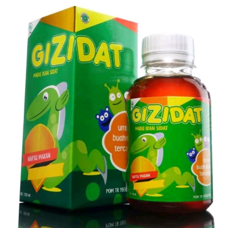 GIZIDAT Original - Vitamin Penambah Nafsu Makan Anak - Madu Gemuk Badan 100% Penggemuk Herbal