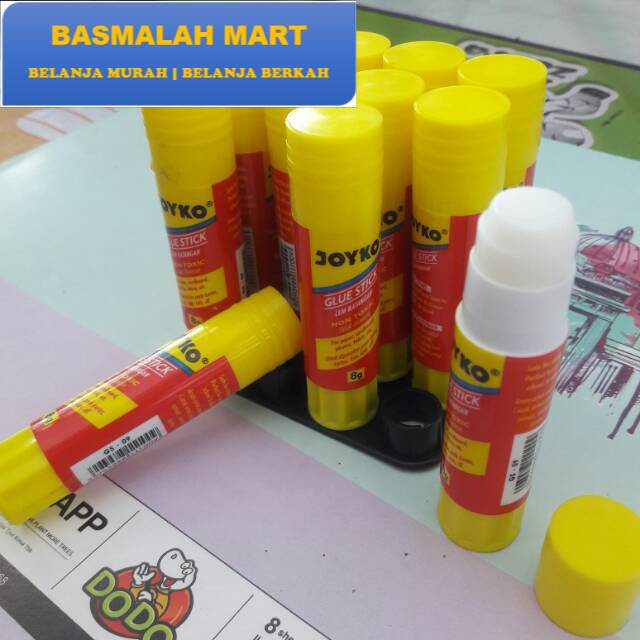 

Lem Stik / Glue Stick Joyko 8 g Murah (Ilham Berkah Mart)