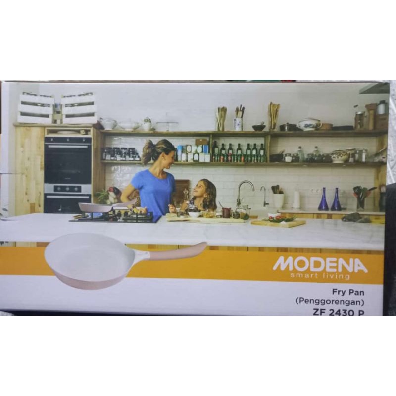 Ori 100% Promo diskon 80% Temurah Fry pan Modena ZF 2430 P / Magnet