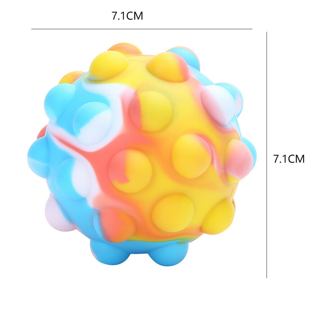 Pop It Murah Mainan Bola Remas 3D Bahan Silikon Anti Stress Untuk Mainan Penghilang Stress-8
