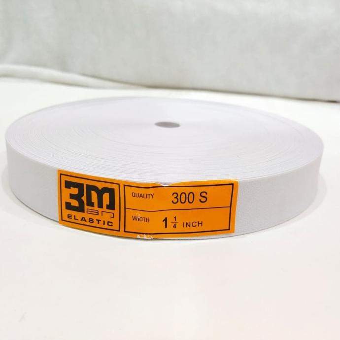 <<<<<] KARET ELASTIK 3M PER ROLL / KARET / KARET ELASTIS 1 1/4" 3CM