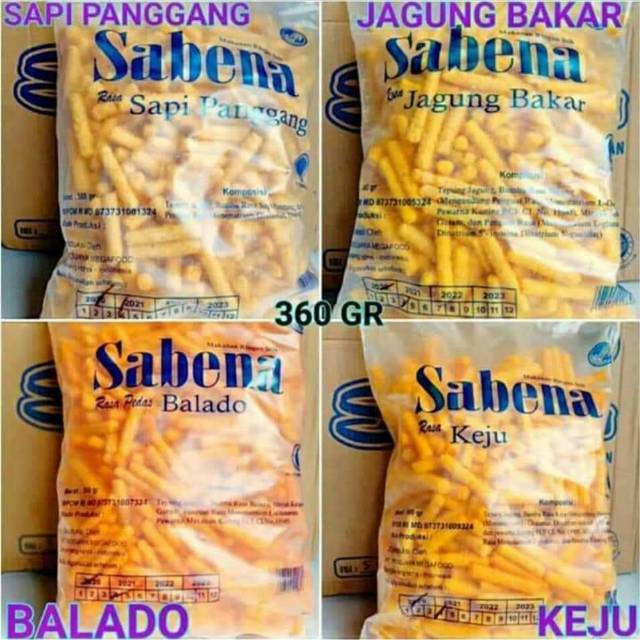 Jual Sabena Snack Aneka Rasa Khusus Pengiriman Gojek Grab Dus Shopee Indonesia